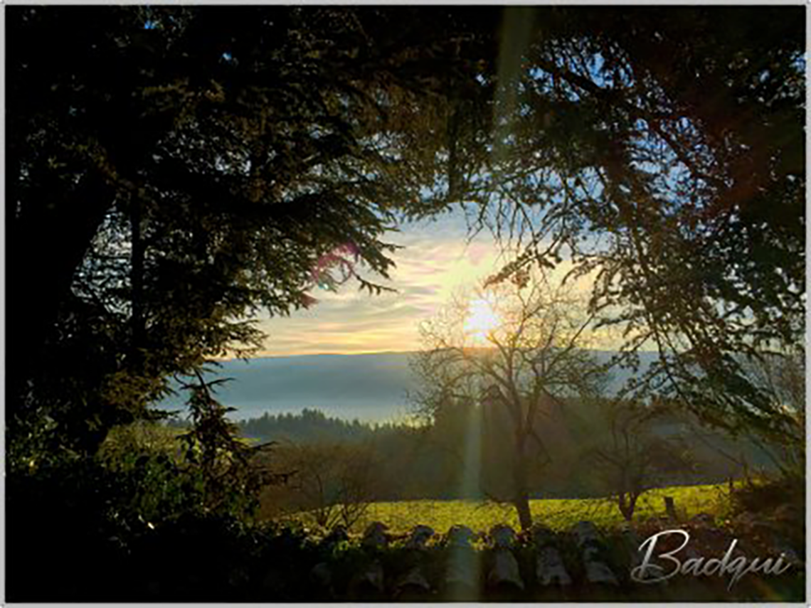 Vue sur Ambert despuis notre maison